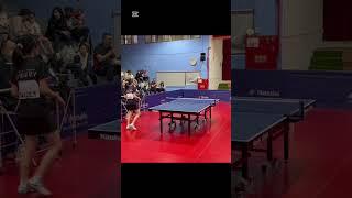 妳來我往 互いに #pingpong #tabletennis  #沈品妍 #卓球 #草屯桌球