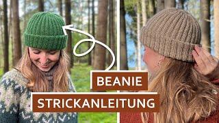 Sehr einfache Strickanleitung für Mütze in jeder Größe // Schritt für Schritt Anleitung