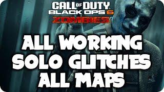 ALL WORKING SOLO GLITCHES! - ALL MAPS -  Black ops 6 zombies Glitches