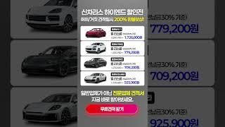 신차리스 하이엔드 차량 최저금리로 자차마련 하세요