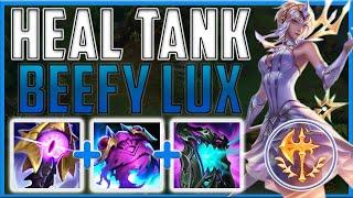 BECOME A TANKY HEALING LUX WITH THIS INTERESTING OFF-META BUILD!! - Tanky Lux | Season 14 LoL