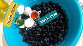 siyah zeytin nasıl yapılır, en pratik tarif, küflenmez yumuşamaz / black olive recipe