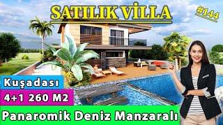 Kuşadası Satılık Müsatkil Havuzlu Villa Tanıtım Filmi  Villa Turu