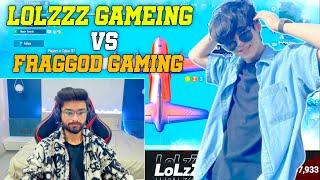 Apart Rush Gameplay LoLzZz Gaming vs Fraggod Gaming Bgmi Streamer vs Streamer Video i Rush Aj