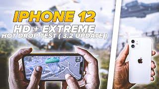 iphone 12 HD + EXTREME graphics ( 3.2 update ) hot drop test • iphone 12 new update bgmi test •