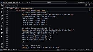 boolean logical AND (&), boolean logical inclusive OR (|) and boolean logical exclusive OR (^) -Java