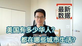 #60 华人在美国｜美国有多少华人?｜分布在哪些城市?｜都是干什么工作的?｜Chinese Demographics