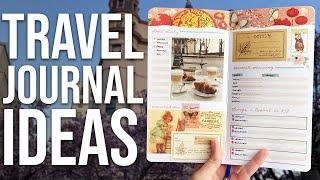30 fun travel journal layouts  Plan an organized and memorable trip