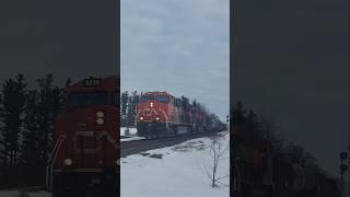 CN A421 Cruising by Stewarttown Mar 03/25 #canadiannational#cntrain#cnrailway