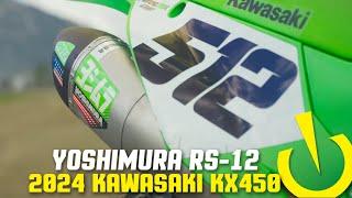 Yoshimura RS-12 Exhaust System | 2024  Kawasaki KX450