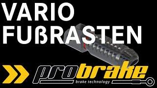 probrake VARIO Fußrasten