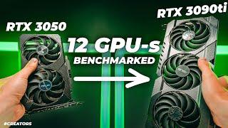 ALL RTX 30-series GPUs Benchmarked for Creators - Which is the best? [12 GPUs]
