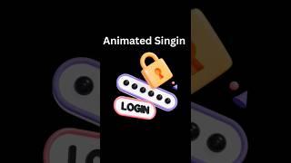 Animated Login Page CodeSource Code
