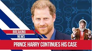 Prince Harry's determination to continue litigation