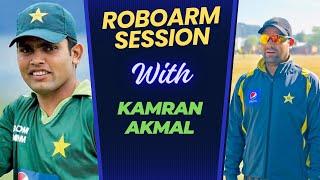 Kamran Akmal's High-Tech Training: Roboarm in Action