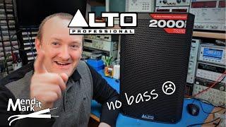 2000W Active Speaker Repair - No Bass - ALTO TS310