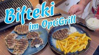 Bifteki wie vom Griechen  gegrillt im OptiGrill