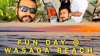 Picnic at wasaga beach || BBQ  and much more || Saqrat vlogs