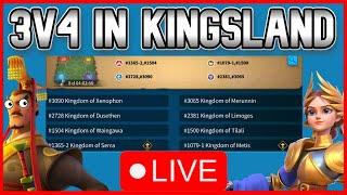 FIGHTING 3v4 IN KINGSLAND 1079LIVE!| Rise of Kingdoms