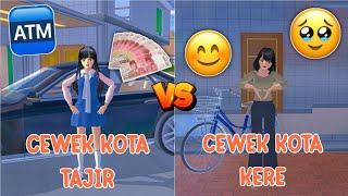 TAJIR CITY GIRL VS KERE CITY GIRL [ SAKURA SCHOOL SIMULATOR ]