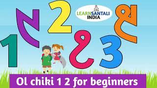 Ol chiki 1 2 for beginners | Mission ol chiki 2025 | Learn ol chiki