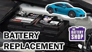 Porsche Cayman (2014) - New Battery Install