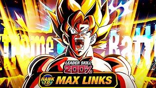 COMING TO GLOBAL! LEVEL 10 LINKS 100% EZA LR SSJ SPIRIT BOMB ABSORBED GOKU! (DBZ: Dokkan Battle)