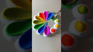 Rangoli designs for beginners easy #rangolidesigns #rangoliforbeginners #shorts