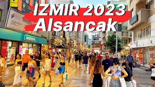Izmir Alsancak Nightlife: Enchanting 4K Walking Tour of Kıbrıs Şehitleri Caddesi
