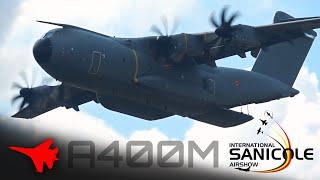 Big Chungus A400M Flying LOW at Sanicole 2022 Airshow!! ️ + Paradrop