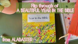 Flipthrough of A beautiful year in the bible from @AlabasterCo  #biblestudy