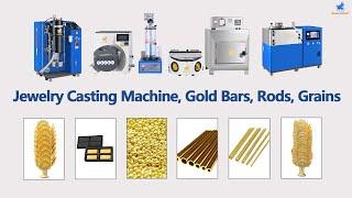 Gold casting machine for jewelry, gold bars, rods, grains - SuperbMelt