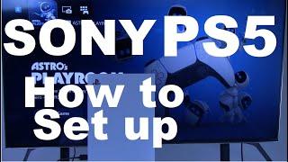 How to Connect & Set up Sony PS5 to TV. Time Stamped Step by Step instruction