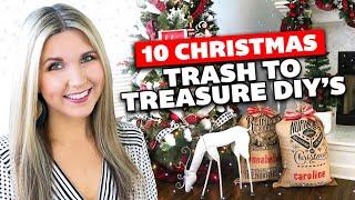 10 Christmas Trash to Treasure  Christmas Thrift Store Flip DIY's