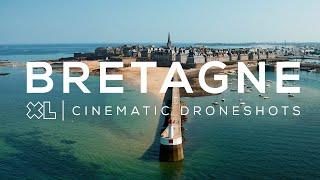 North Coast of Bretagne (France) from above | 4K Drone video