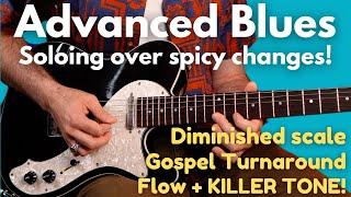 Gospel Blues Guitar Lesson! Soulful soloing over beautiful changes.