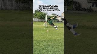 PERFECT BACKPASS TO GOALKEEPER, BUT . . . 