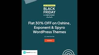 Save Big on WordPress! Black Friday & Cyber Monday Deals!