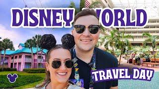 Disney World Travel Day! ️ Staying in Disney's Caribbean Beach Resort | Little Mermaid Room Tour
