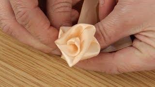 How To Make A Ribbon Rose | Craft Techniques