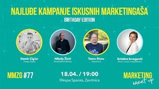 MMZG #77: Panel: "Najbolje kampanje iskusnih marketingaša"