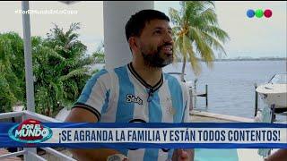 El Kun Agüero: su vida en Miami, se agranda su familia y su amistad con Messi - Por el Mundo