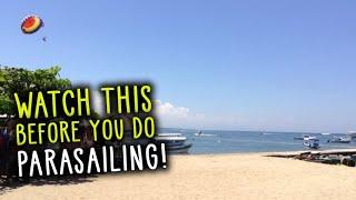 Watch this before you do Parasailing bali - Water sports