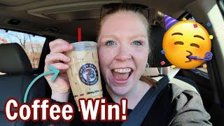 I Got a Yummy Coffee Out | Kroger Deals were Amazing | Daily Vlog