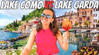 WHICH IS BEST? LAKE COMO AND LAKE GARDA TRAVEL GUIDE!  (Bellagio, Malcesine, & more)