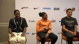 Christian Coleman, Andre De Grasse, Danielle Williams, Nia Ali Speak Ahead Of Millrose Games 2024