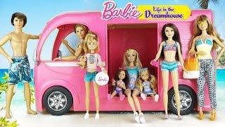 Barbie cartoon "Auto-house Beach Trip" Barbie, Ken, Chelsea Cartoon for kids  Barbie Toys