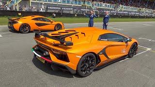 Supercars Drag Racing - Aventador SVJ, 1200HP GT-R, 480HP Golf 7 R, RENNtech C63 S, 740HP RS6 C7,...