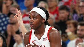 Jackie young Gives credit for her success.. ️ must watch interview in #womensbasketball #olympic