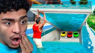 O QUARTO SECRETO NA PISCINA DO FRANKLIN NO GTA 5